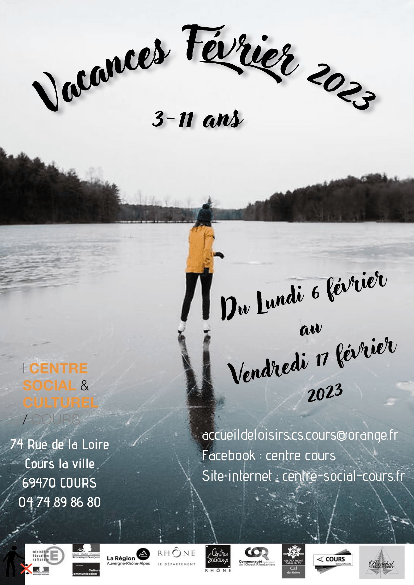 3-11 ans programmes vacances Février 2023