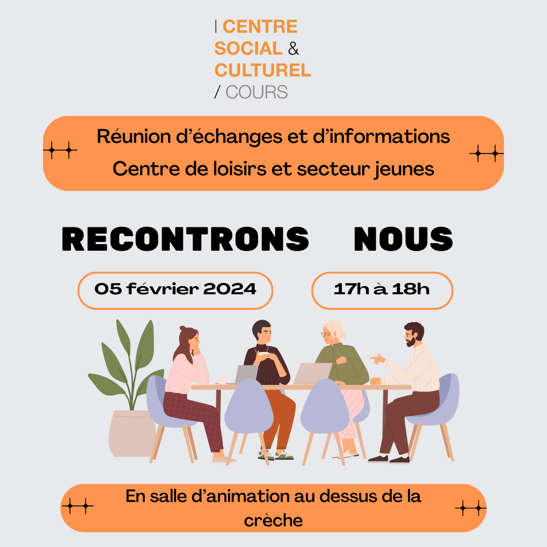 Réunion d’échanges et d’informations