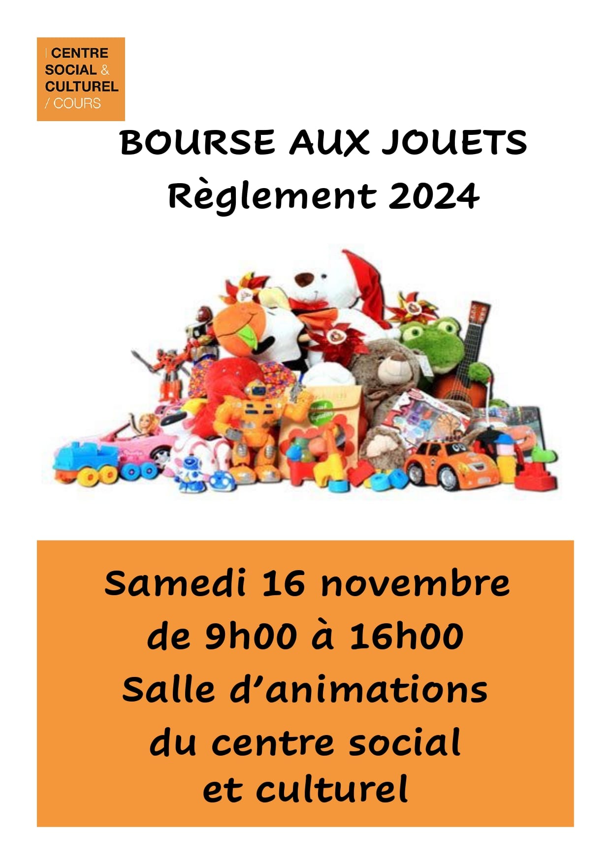 REGLEMENT 2024 BOURSE AUX JOUETS