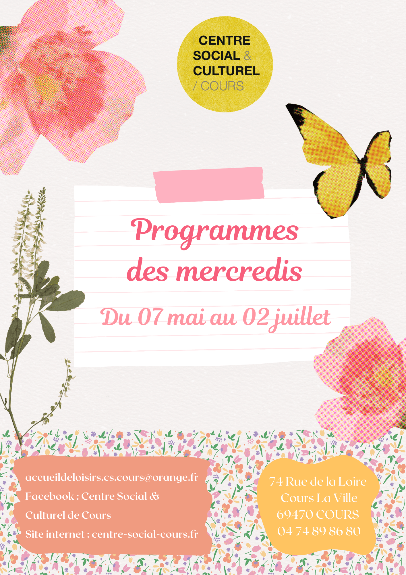PROGRAMME MERCREDIS MAI-JUILLET 2025