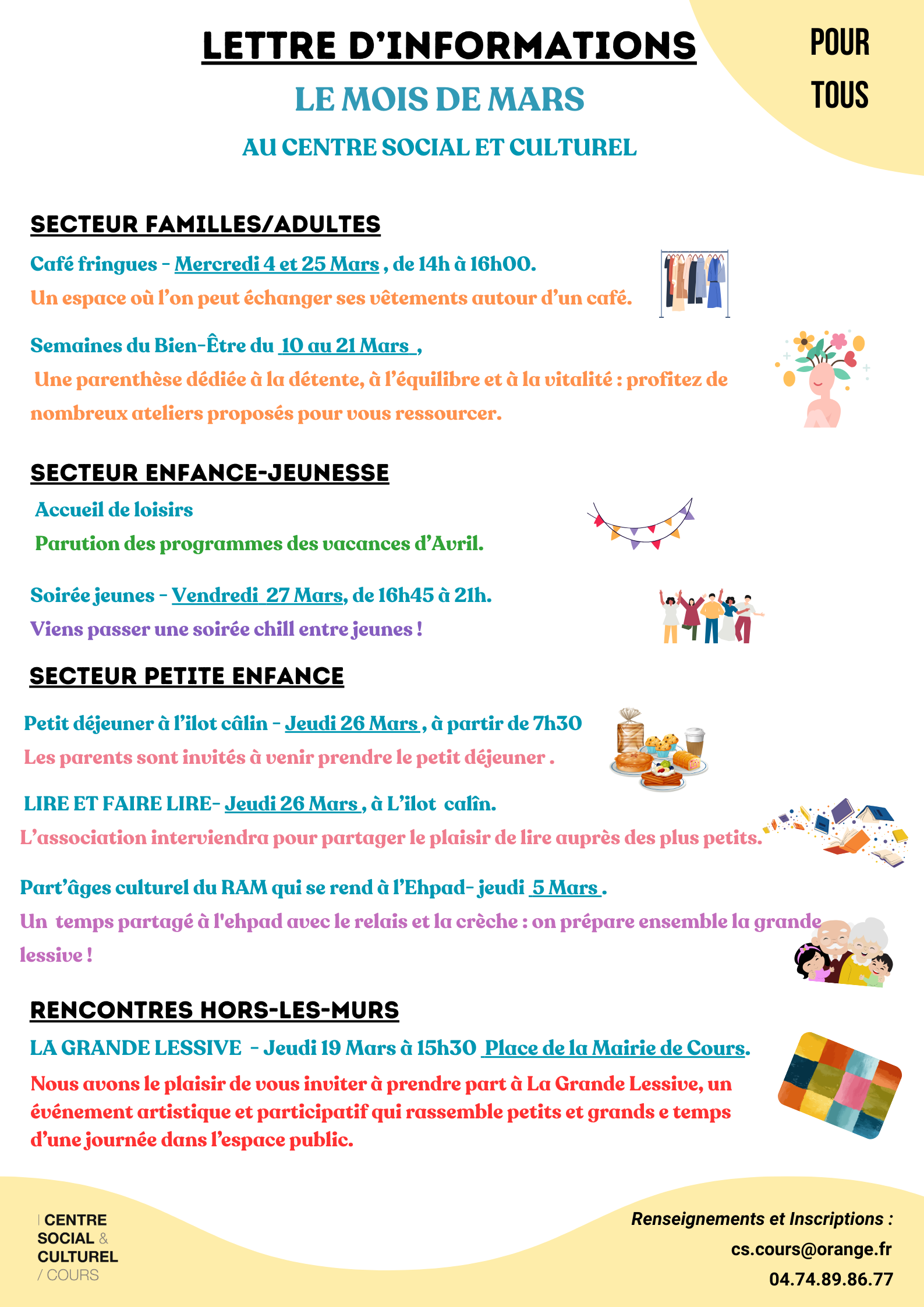 Lettre d'infos Mars 2026 Lettre d'infos janvier 2